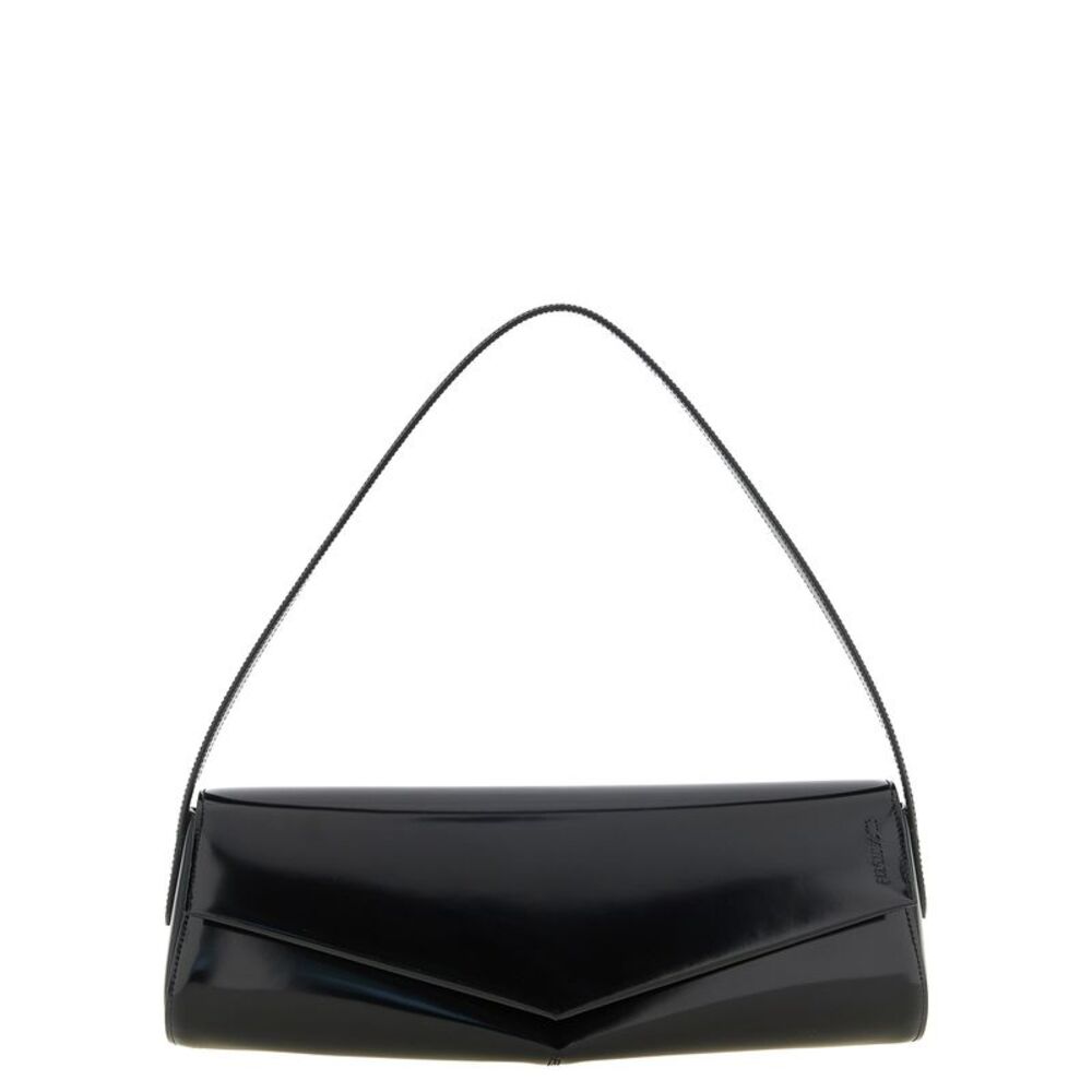 Jil Sander Black Calfskin Shoulder Women's Bag